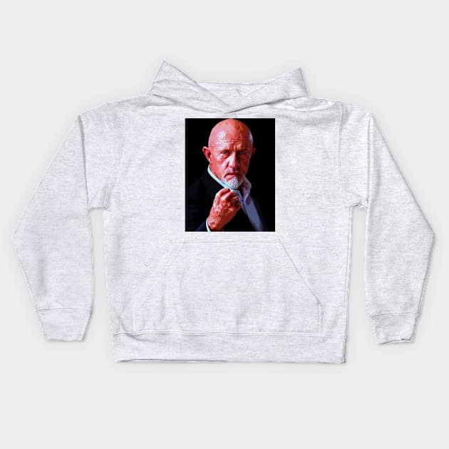 jonathan banks Kids Hoodie by oryan80